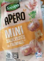 Mängden socker i APERO MINI SAUCISSE AU FROMAGE