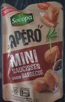 Mängden socker i Mini saucisses saveur barbecue
