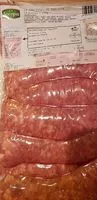 Mängden socker i Saucisses de Toulouse