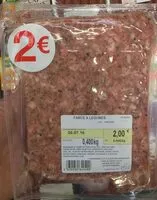 Mängden socker i Farce à légumes