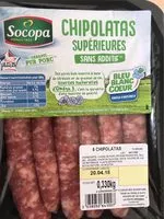 Mängden socker i Chipolatas
