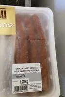 Mängden socker i Chipolatas et merguez sous enveloppe végétale