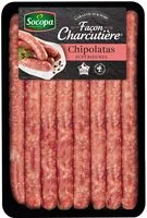Mängden socker i Façon Charcutière Chipolatas