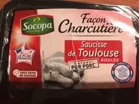 Mängden socker i Saucisse de Toulouse roulée façon Charcutière