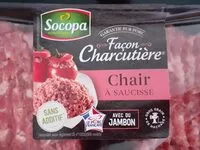 Mängden socker i Chair a saucisse