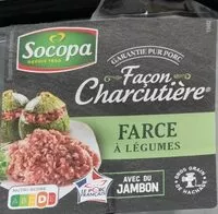 Mängden socker i Farce à legumes