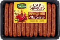 Mängden socker i Merguez forte a la Marocaine SOCOPA, 12 pieces