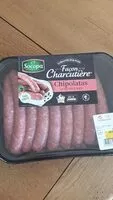 Mängden socker i Chipolatas supérieures Façon Charcutières