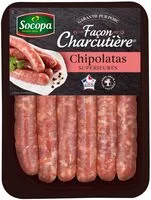 Mängden socker i Chipolatas supérieures