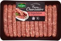 Mängden socker i 12 Chipolatas Supérieures Façon Charcutière