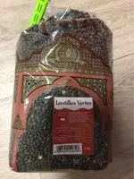 Mängden socker i Lentilles vertes