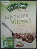 Mängden socker i Lentilles Vitess - 200 g - Vivien Paille