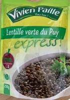 Mängden socker i Lentilles verte du Puy