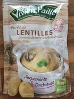 Mängden socker i Purée de Lentilles Pommes de Terre & sa Crème Fraîche