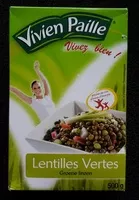 Mängden socker i Lentilles vertes