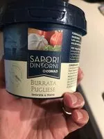 Mängden socker i Burrata pugliese