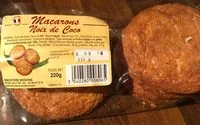 Mängden socker i Macarons noix de coco