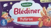 Mängden socker i Blediner - Mon repas complet du soir, Dès 6 mois