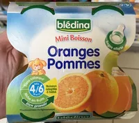Mängden socker i Mini Boisson Oranges Pommes