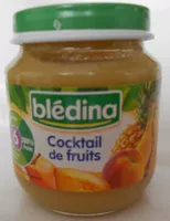 Mängden socker i Cocktail de fruits