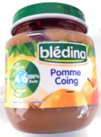 Mängden socker i Compote pomme coing