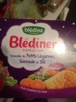 Mängden socker i BLEDINER SOUPES 2x250ml Farandole de Petits Légumes Semoule de Blé Dès 8 Mois