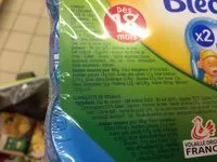 Mängden socker i Blédichef Blanquette +fondue De Légumes 4x260g Dès 18 Mois