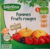 Mängden socker i Pommes Fruits Rouges