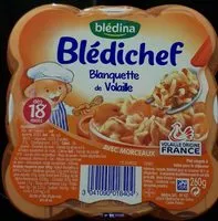 Mängden socker i Blanquette de volaille