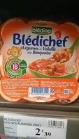 Mängden socker i Blédichef - Légumes et volaille à la Basquaise