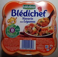 Mängden socker i Blédichef Navarin aux Légumes