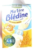 Mängden socker i Ma 1ère Blédine Céréales pour bébés RIZ saveur VANILLE