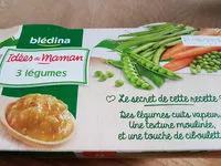 Mängden socker i IDEES DE MAMAN BOLS 2x200g 3 Légumes Dès 8 mois