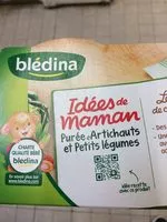 Mängden socker i IDEES DE MAMAN BOLS 2x200g Purée d'Artichauts et Petits légumes Dès 8 mois