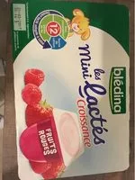 Mängden socker i PACK 6X60G PETIT BLEDINA FRUITS / ROUGES 6 MOIS BLEDINA