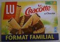 Mängden socker i Cracotte au chocolat