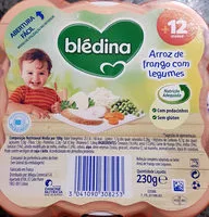 Mängden socker i Pratinho De Legumes Com Frango E Arroz Blédina 230 GR +