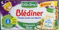 Mängden socker i Blediner - Légumes verts