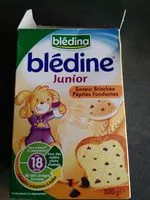 Mängden socker i Blédine Junior saveur briochée Pépites fondantes