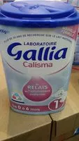 Mängden socker i GALLIA CALISMA RELAIS 1er âge 900g De 0 à 6 mois