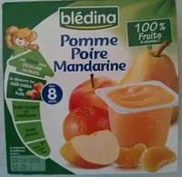 Mängden socker i Pommes Poires Mandarines