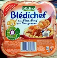Mängden socker i Blédichef - Petites Pâtes et Bœuf façon Bourguignon