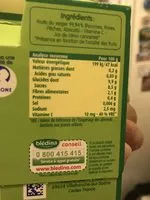 Mängden socker i Fruits du verger