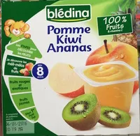 Mängden socker i Pomme Kiwi Ananas