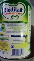 Mängden socker i BLEDILAIT Croissance + 900g De 1 à 3 ans