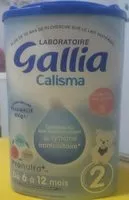 Mängden socker i Gallia Calisma 2 2ème âge De 6 à 12 Mois