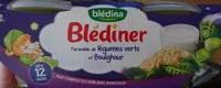 Mängden socker i BLEDINER BOLS 2x200g Farandole de Légumes verts et Boulghour Dès 12 mois