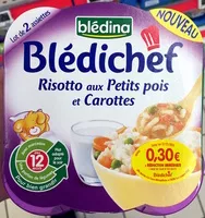 Mängden socker i Blédichef Risotto aux Petits pois