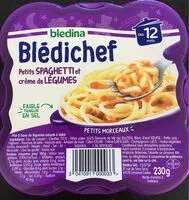 Mängden socker i Blédichef petits spaghetti et crème de légumes