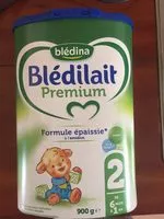 Mängden socker i BLEDILAIT 2 Premium 900g poudre De 6 à 12 mois